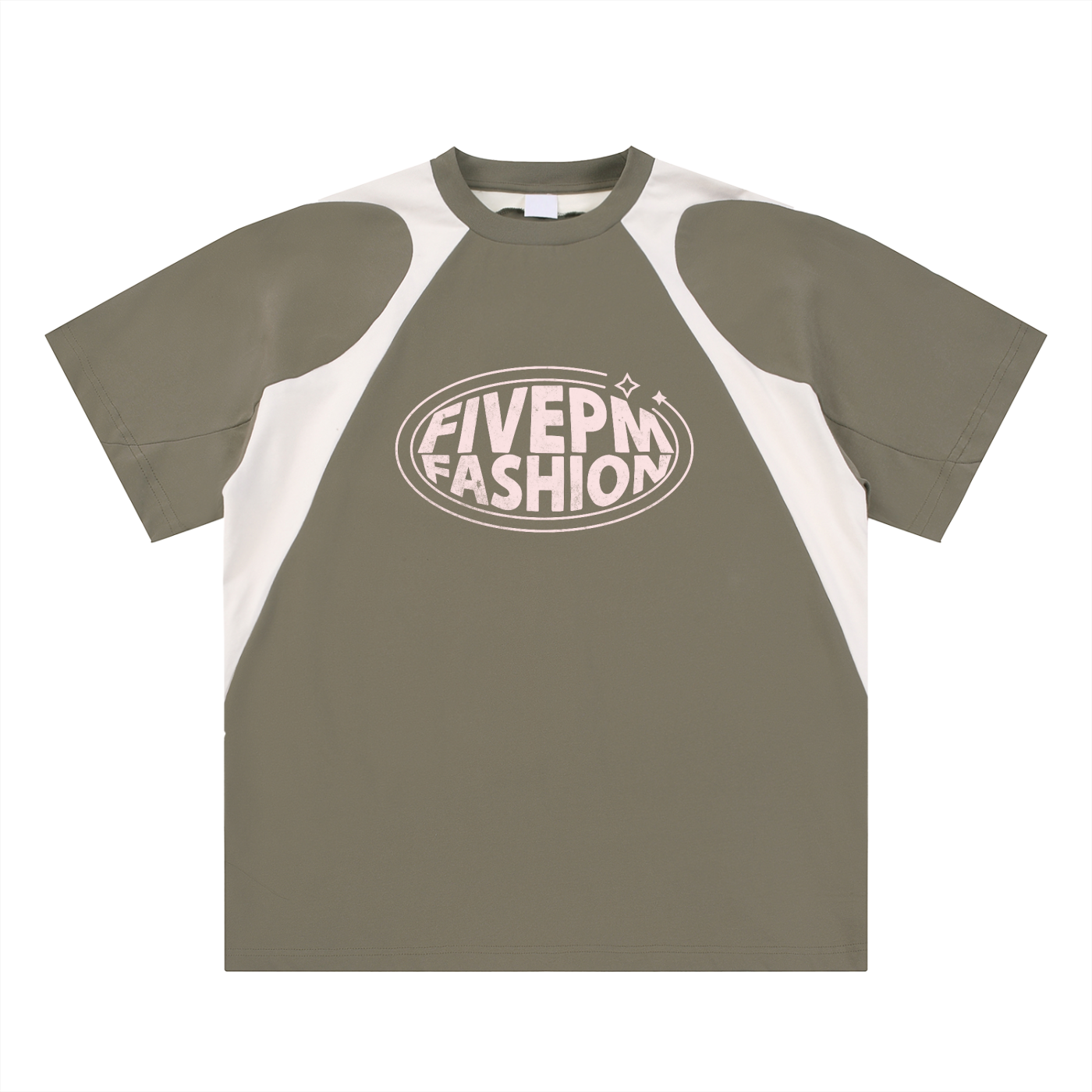 FivePm Panel Cotton T-Shirt