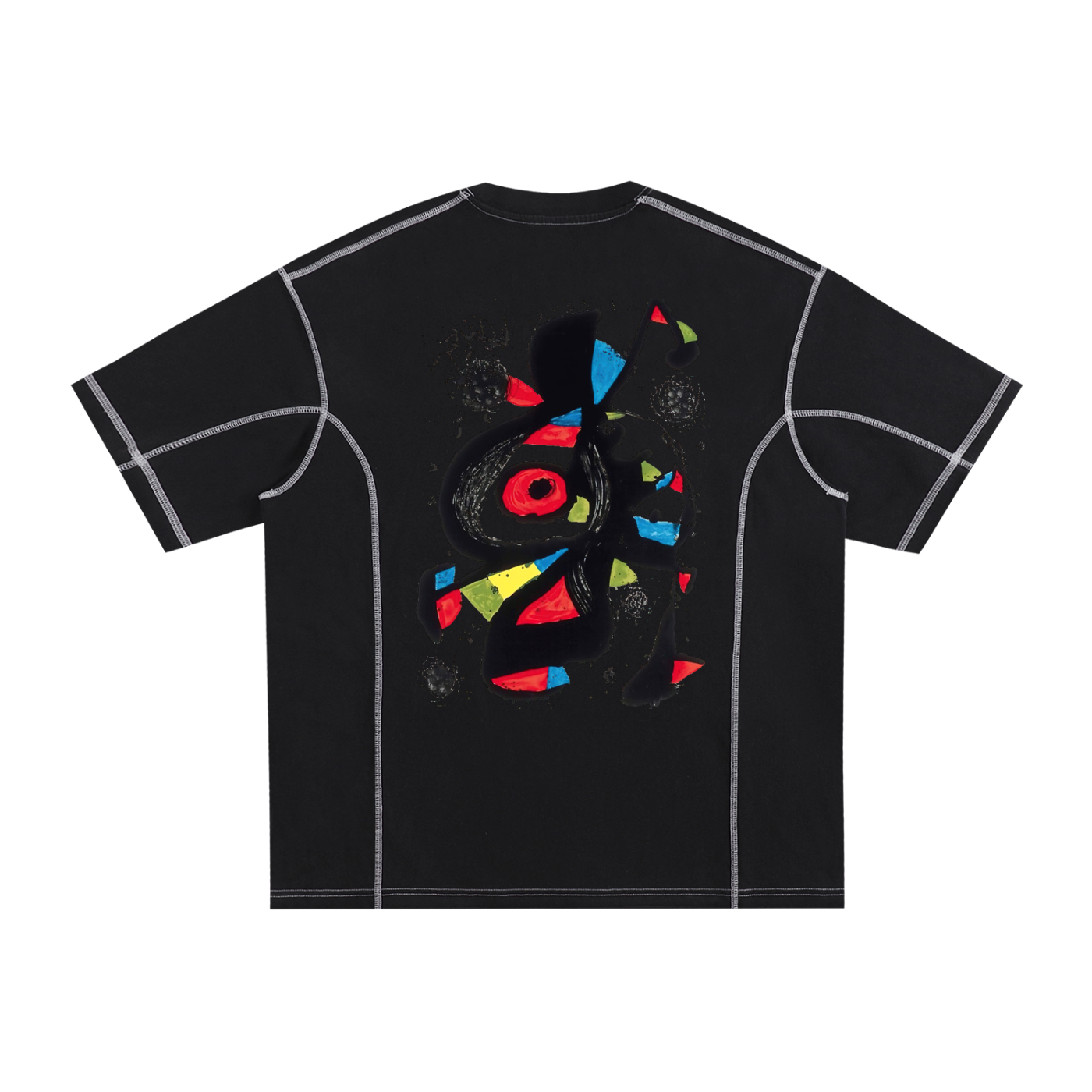 FivePm Contrast-Stitched T