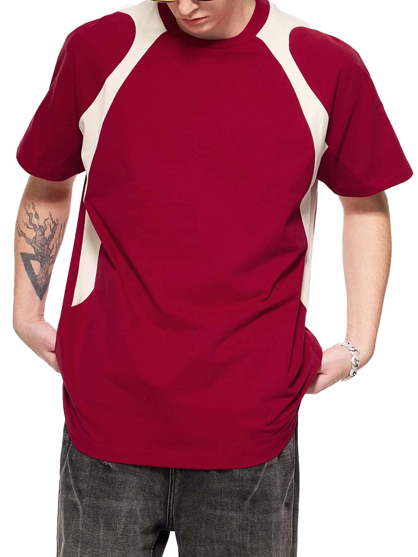 FivePm Panel Cotton T-Shirt