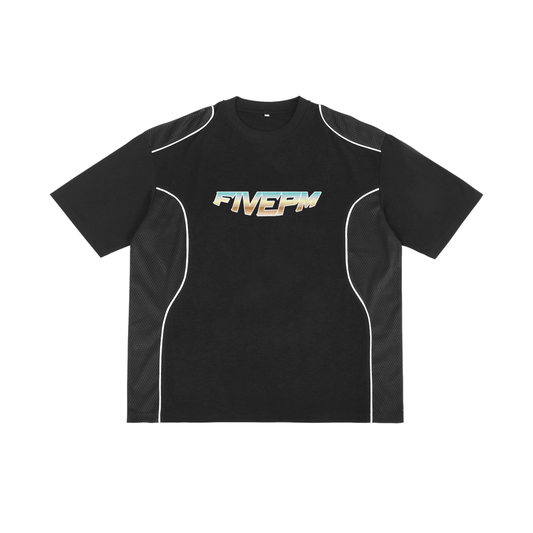 Contrast Piped Panel T-Shirt