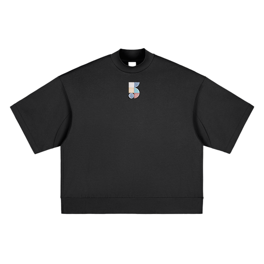 FivePM Oversized Mock Neck T