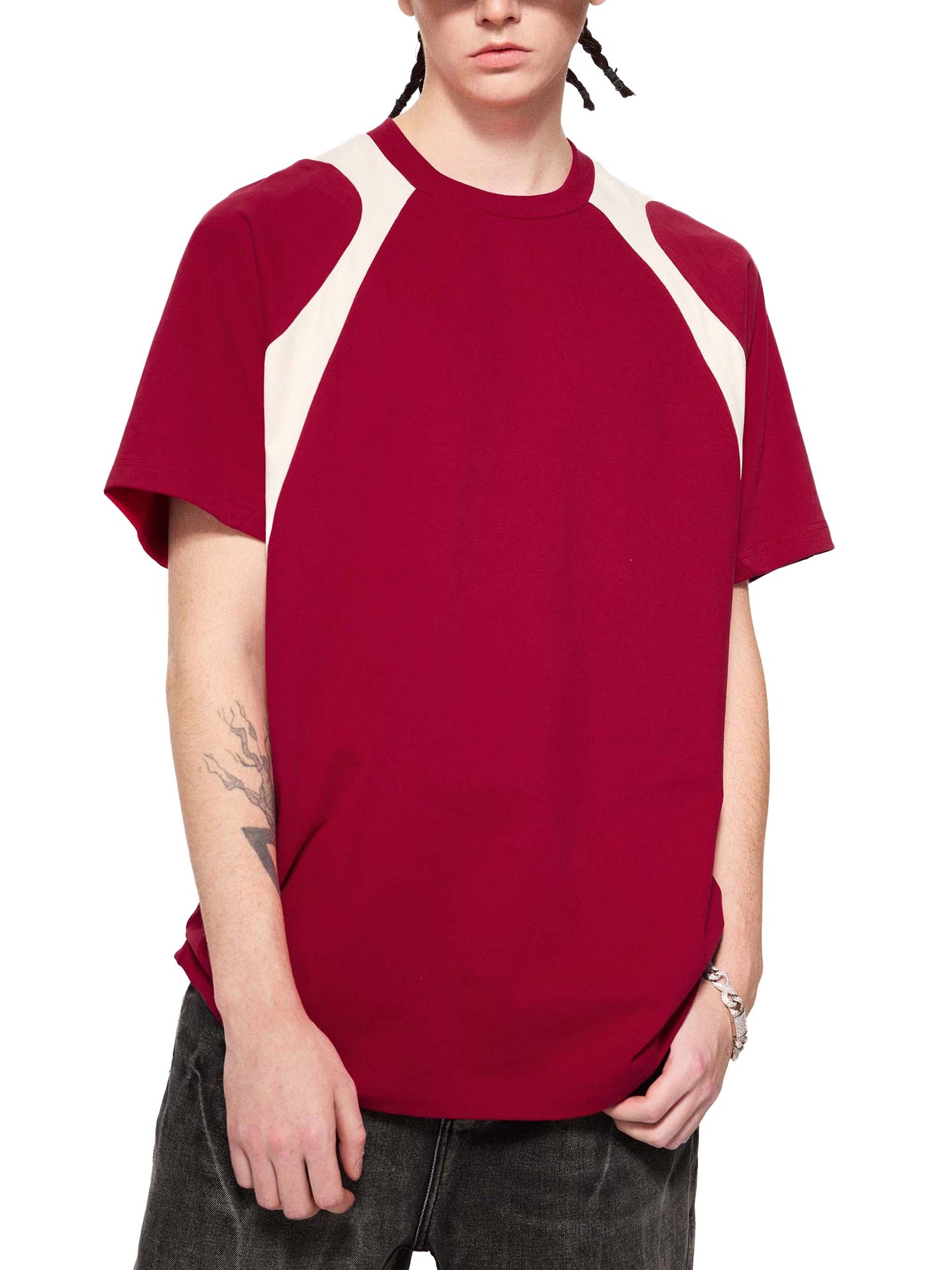 FivePm  Panel Cotton T-Shirt